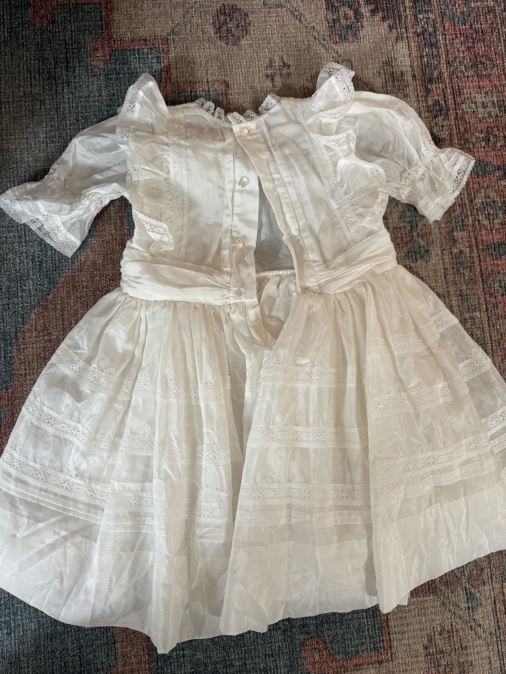 Noralee Classic White Lace Girls' Dress - Picture 2 of 3
